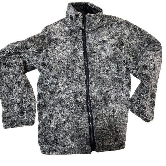 The North Face Girls Reversible Mossbud Swirl Jacket Sz XL (18 NF00CN01 Full Zip - Picture 8 of 10